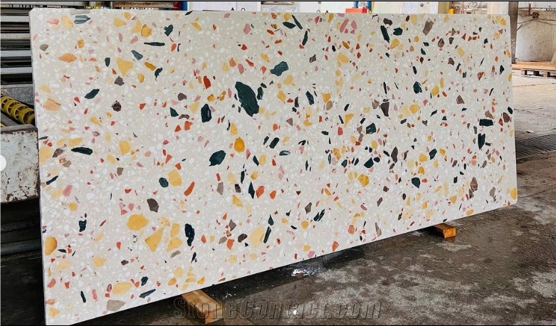 Alanya Ceppo Spring Multicolor Terrazzo Slabs