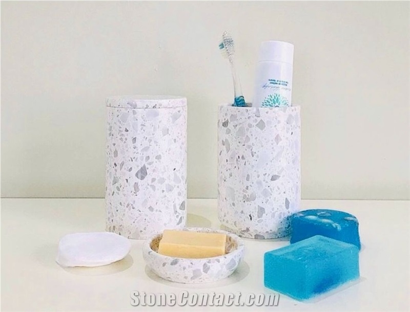 Terrazzo Bathroom Set
