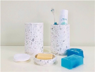 Terrazzo Bathroom Set