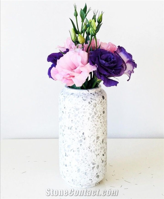 Terrazzo Decorative Vases And Pots