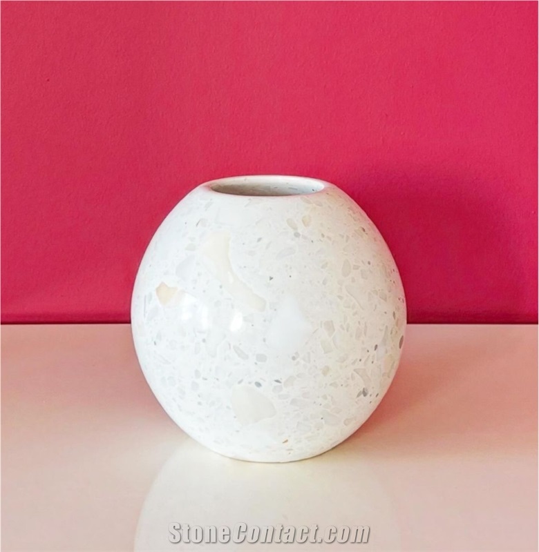 Terrazzo Decorative Vases And Pots