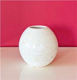 Terrazzo Decorative Vases And Pots