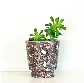 Terrazzo Decorative Vases And Pots