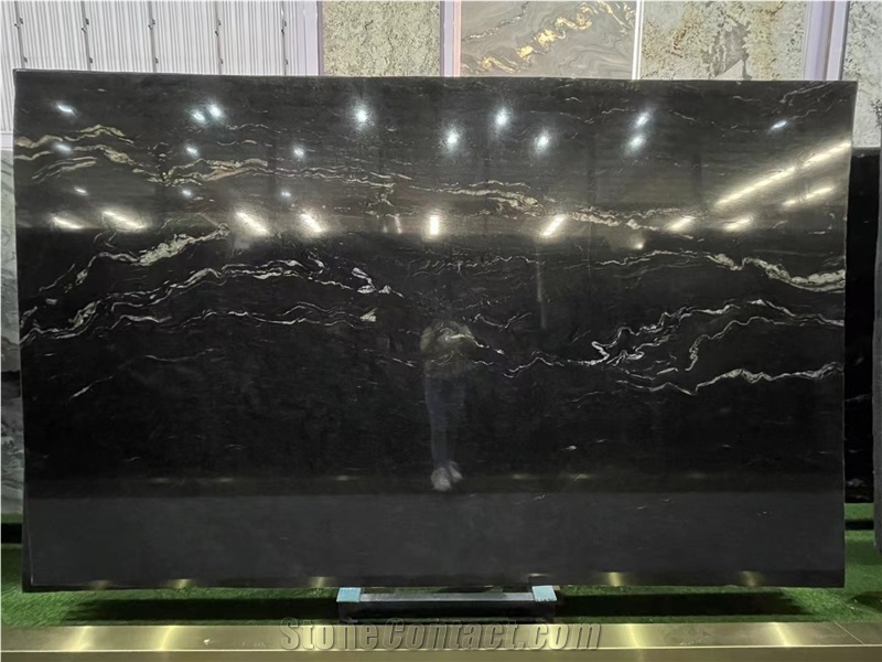 High Quality Cosmic Black Slabs For Interior Use