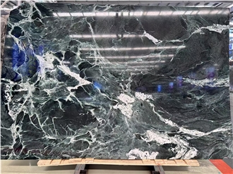 High Quality Prada Green Marble Slabs For Furniture Use