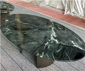 High Quality Prada Green Marble Slabs For Furniture Use