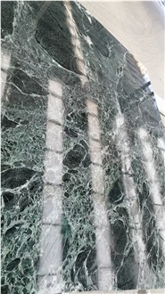 High Quality Prada Green Marble Slabs For Furniture Use