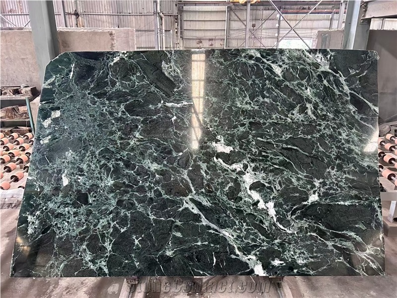 Prada Green Marble Slabs For Bath Room Use