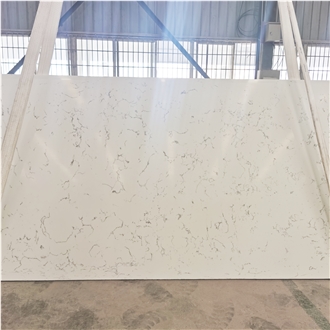 Lightning White Engineered Marble Artificial Marble