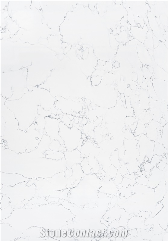 Lightning White Engineered Marble Artificial Marble