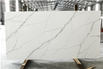 LQ-902 Calacatta Avy Quartz Slabs Vietnam
