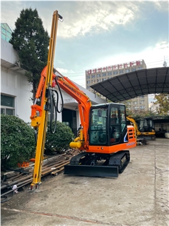 Hydraulic Rock Drill Mounted On All Brands Of The Excavator Hydraulic Rock Drill Mounted On All Brands Of The Excavator