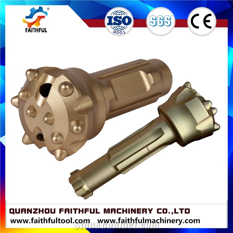 DTH Bit 76Bit  Front Button3*12  Tooth Angle45°