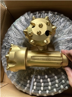 DTH Bit 76Bit  Front Button3*12  Tooth Angle45°