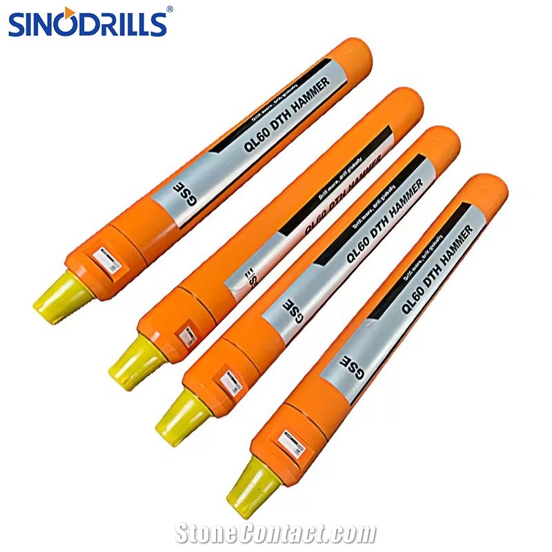 Sinodrills 6 Inches QL60 DTH Hammer For Quarry Drill