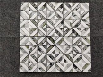 Emeral Green Marble Mosaic Tiles
