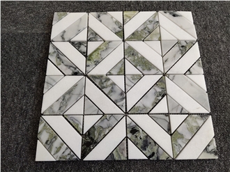 Emeral Green Marble Mosaic Tiles