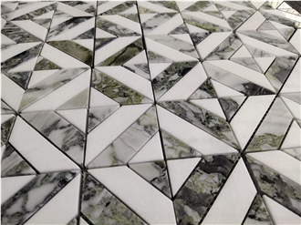 Emeral Green Marble Mosaic Tiles