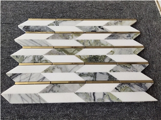Emerald Jade Marble Mosaic Tiles