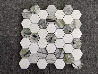 Ice Green Marble Mosaic Tiles