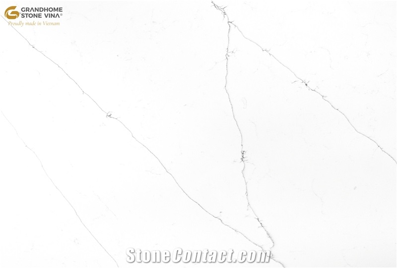 Carrara Venatino Quartz Slabs GSV 8102