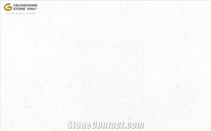 Carrara White Quartz Slabs GSV 7101