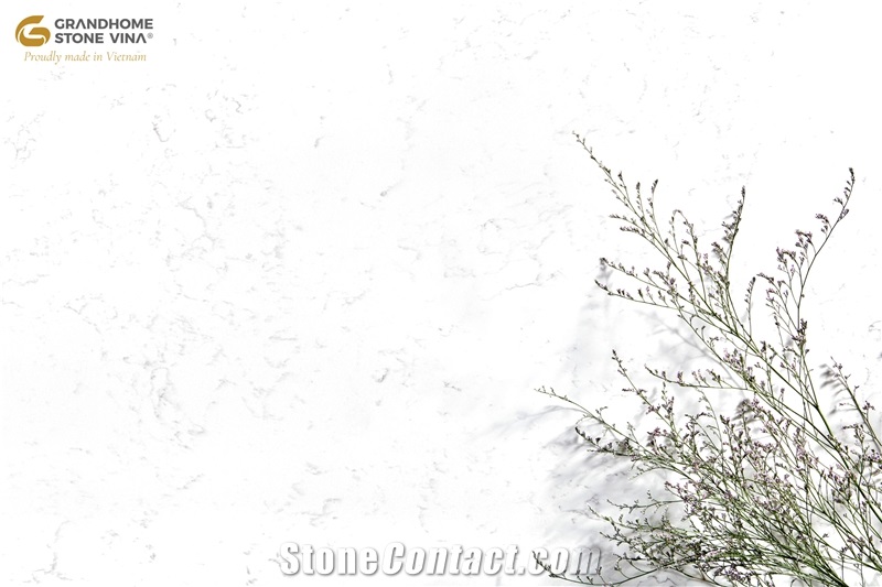 Carrara White Quartz Slabs GSV 7101