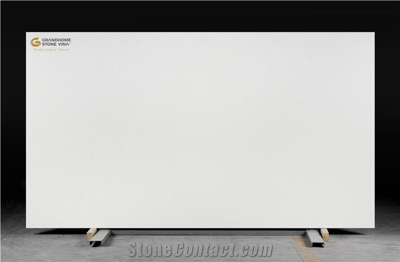 White Sparkle Quartz Slabs GSV 1202