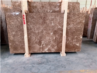 Light Emperador Marble Slab Tiles