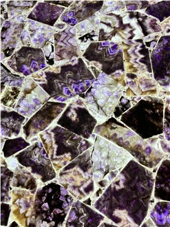 Amethyst Semiprecious Stone Tiles