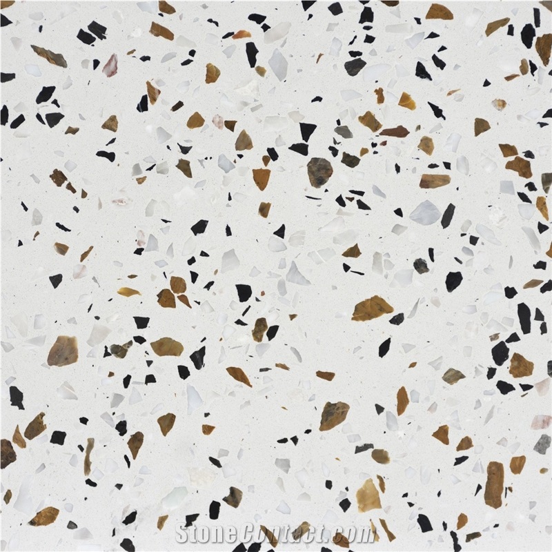 High Performance Inorganic Terrazzo - White Series