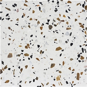 High Performance Inorganic Terrazzo - White Series
