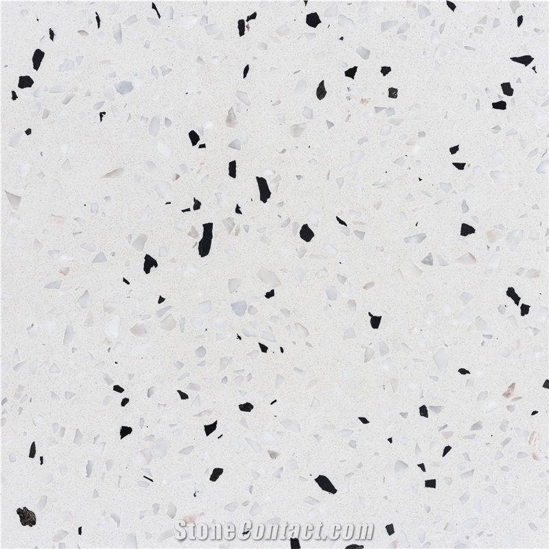 High Performance Inorganic Terrazzo - White Series