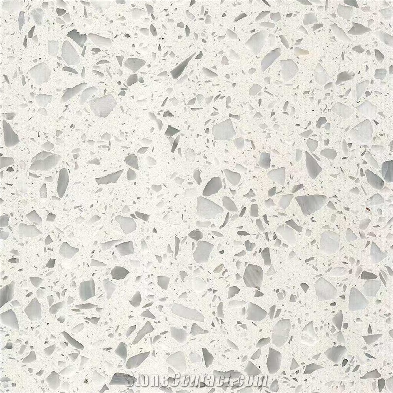 High Performance Inorganic Terrazzo - White Series