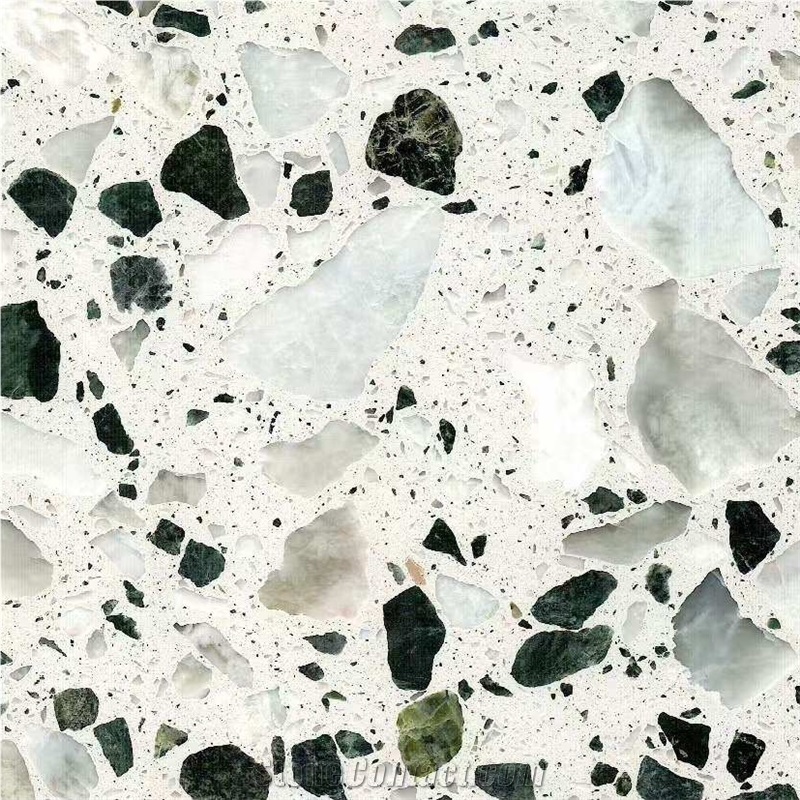 High Performance Inorganic Terrazzo - White Series