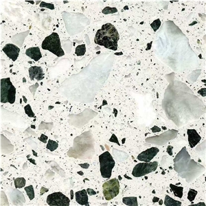 High Performance Inorganic Terrazzo - White Series
