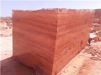 Azarshahr Red Travertine Blocks Azarshahr Red Travertine Blocks