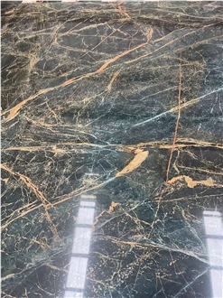 Dark Green Marble Slabs
