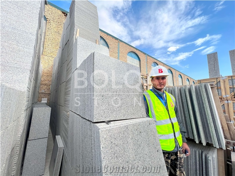 Iran Silver Granite Tiles (KHR-DO)