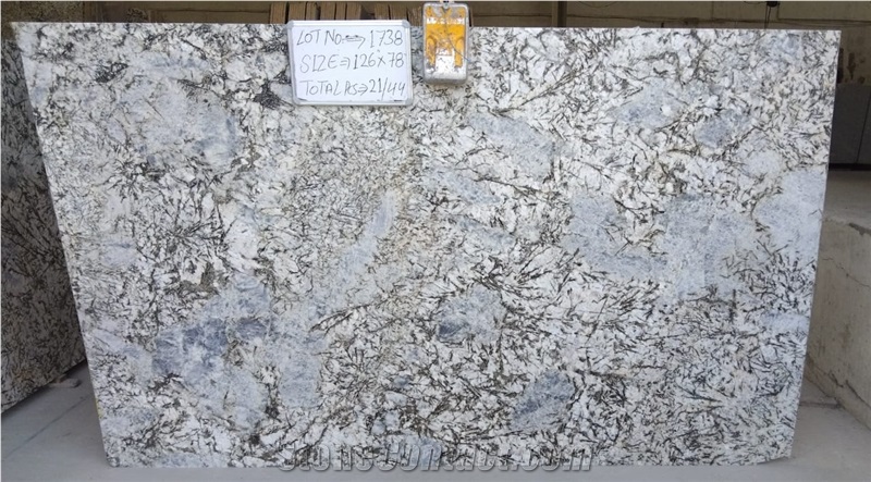 Alaska Blue Flower Granite Polished Gangsaw Slabs
