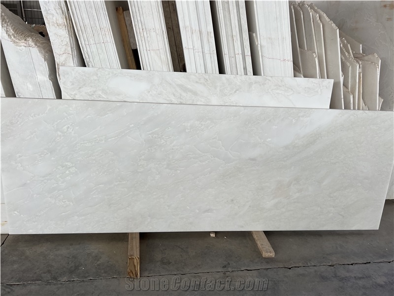 Bianco Namibia White Marble Slabs, Royal White Slabs Tiles