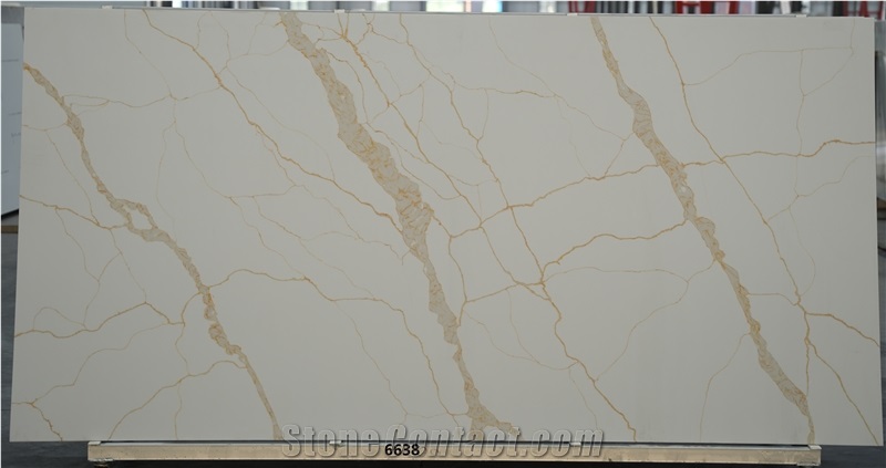 Calacatta Quartz Engineered Stone Slabs
