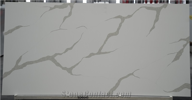 Calacatta Quartz Engineered Stone Slabs