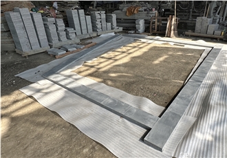 5Cm Sandblasted Basalt Floor Tiles