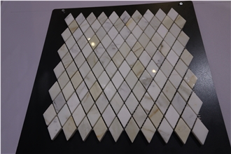 Calacatta Mosaic White Marble Mosaic Tiles