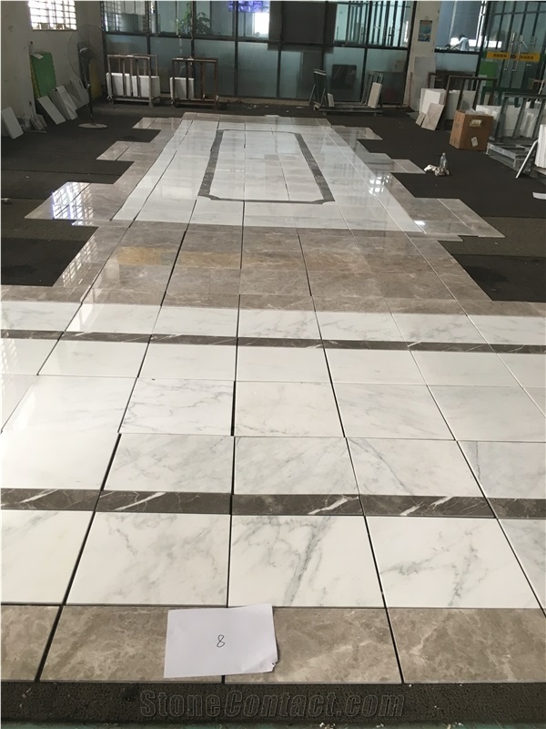 ELEVATOR LOBBY FLOOR STONE Waterjet Medallions
