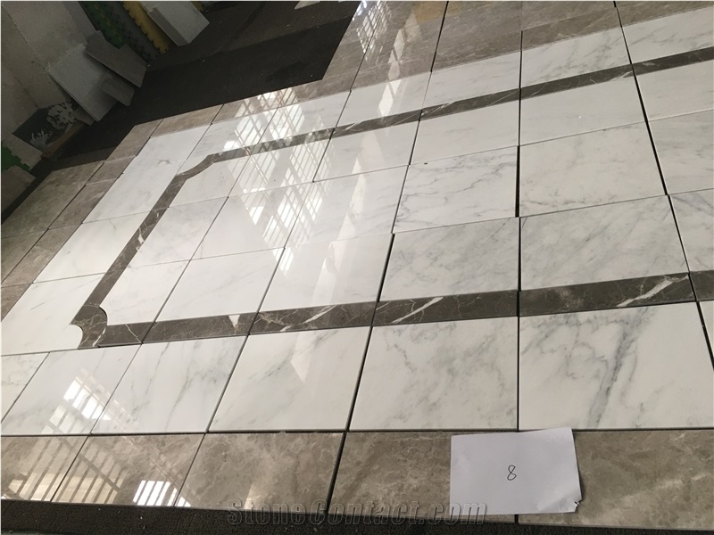 ELEVATOR LOBBY FLOOR STONE Waterjet Medallions