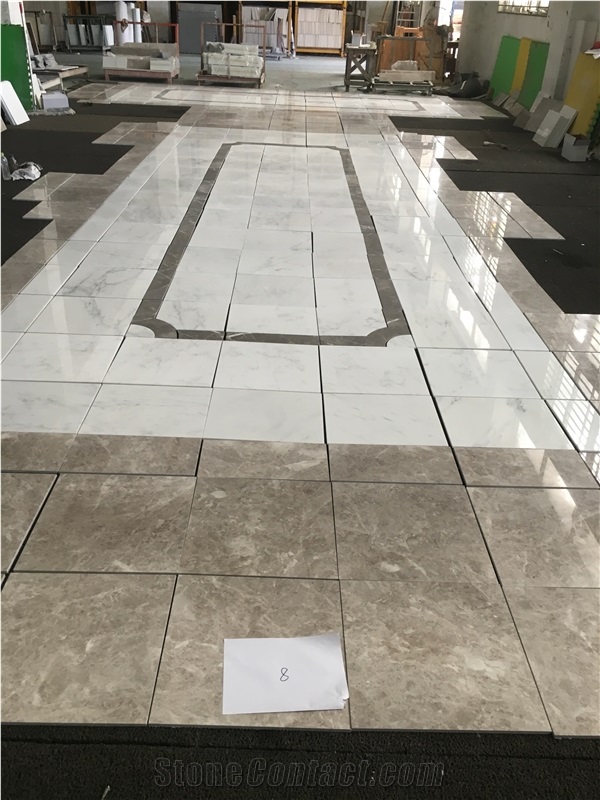 ELEVATOR LOBBY FLOOR STONE Waterjet Medallions
