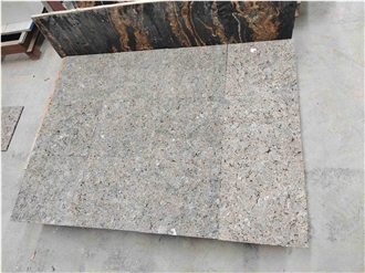 Flamed Butter Verde Granite Floor Tiles