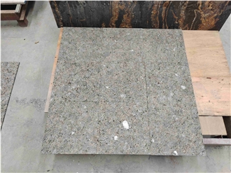 Flamed Butter Verde Granite Floor Tiles